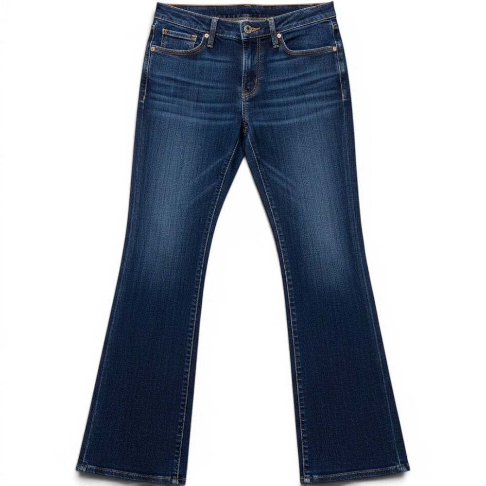 Levi's 815 Curvy Bootcut Jeans Womens Size 33 Dark Wash Blue Denim Mid Rise